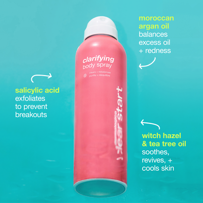 Clarifying body spray